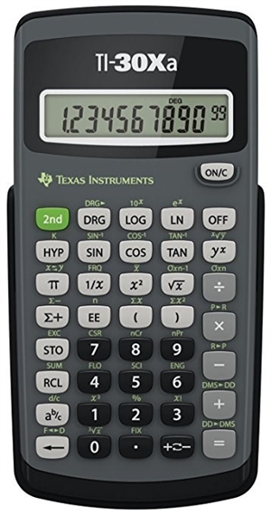 Texas Instruments TI-30Xa Calculatrice scientifique